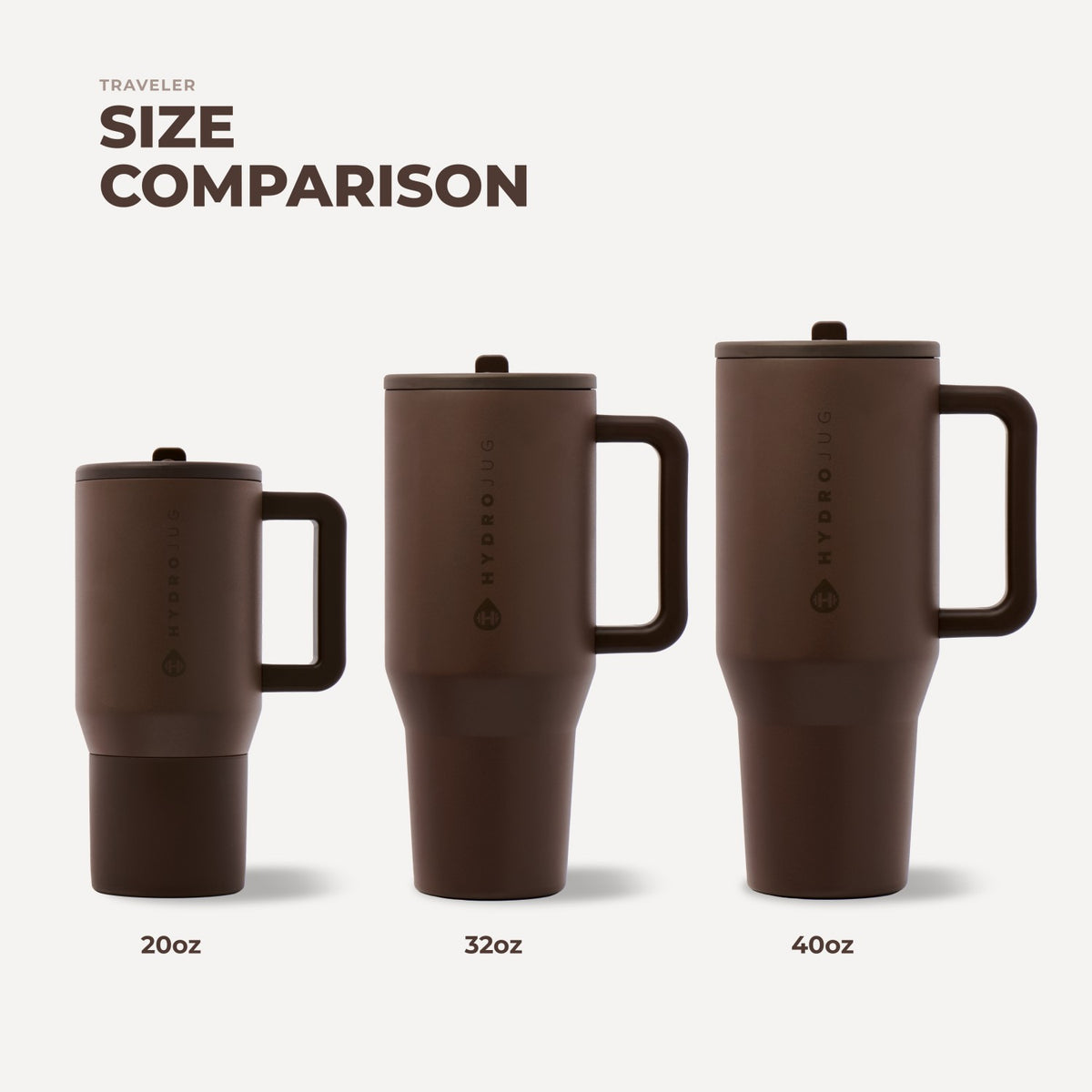 HYDROJUG Signature | HydroJug Traveler 40oz - Chestnut