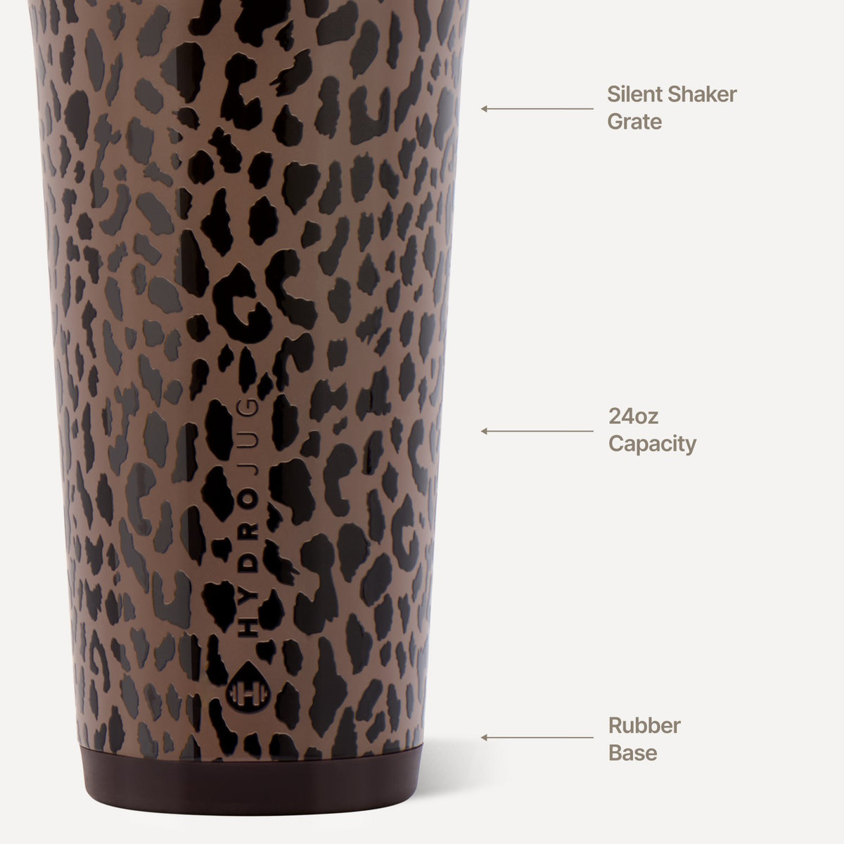 HYDROJUG Popular | HydroJug Insulated Shaker 24oz - Brown Leopard