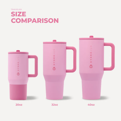 HYDROJUG Recommended | HydroJug Traveler 40oz - Petal