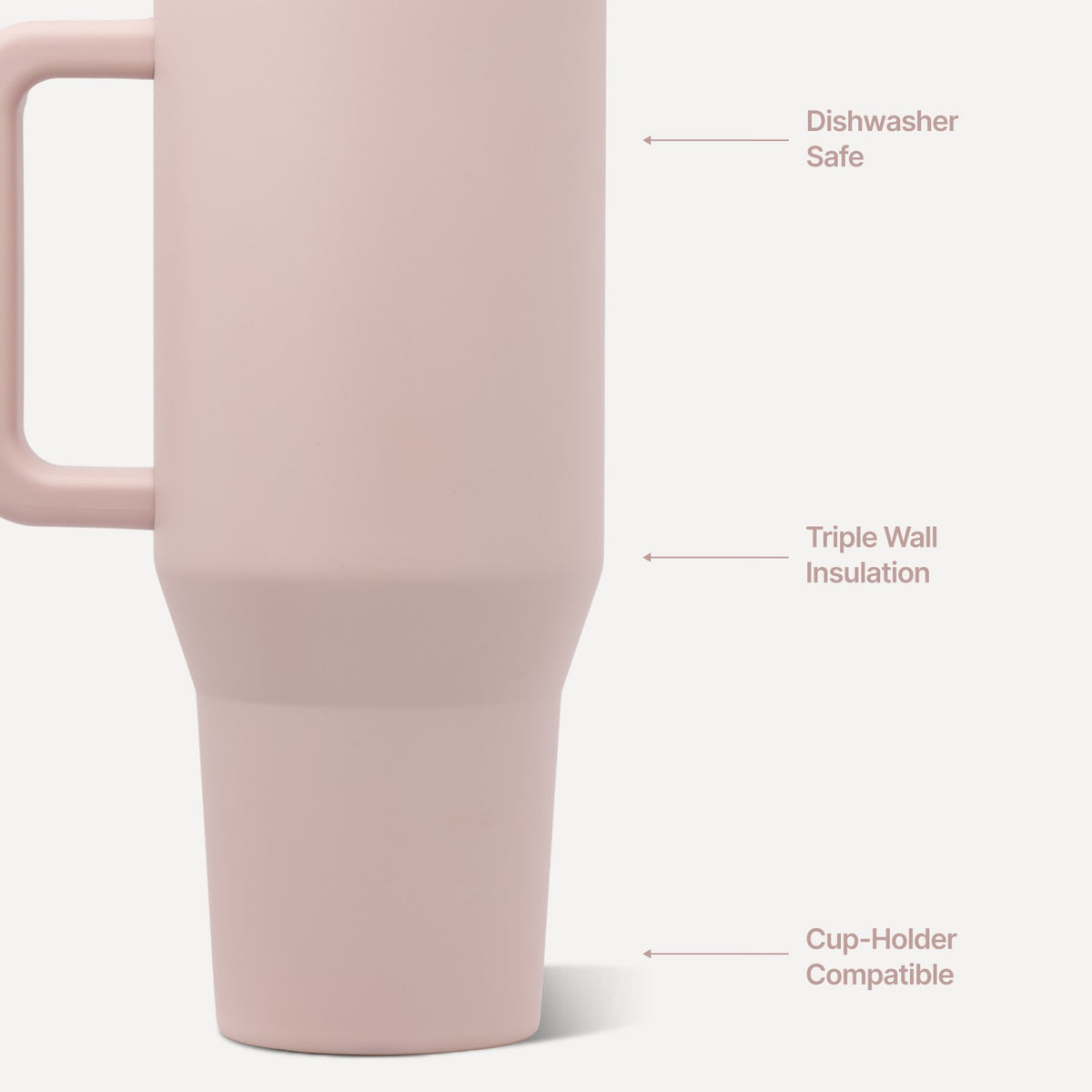 HYDROJUG Top Pick | HydroJug Traveler 32oz - Dusty Rose