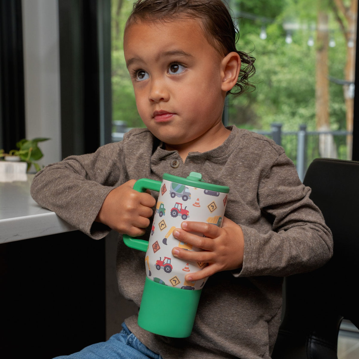 HYDROJUG Premium | HydroJug Traveler 20oz - Leakproof Kids Tumbler with Handle – Under Construction
