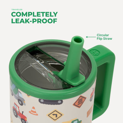 HYDROJUG Premium | HydroJug Traveler 20oz - Leakproof Kids Tumbler with Handle – Under Construction