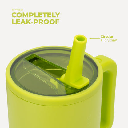 HYDROJUG Latest | HydroJug Traveler 32oz - Insulated Tumbler with Handle – Lemon Lime