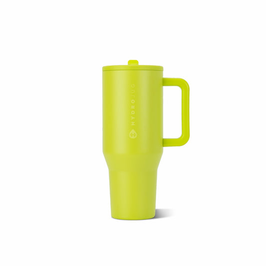 HYDROJUG Latest | HydroJug Traveler 32oz - Insulated Tumbler with Handle – Lemon Lime