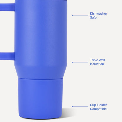 HYDROJUG Customer Favorite | HydroJug Traveler 20oz - Compact Insulated Tumbler with Handle – Berry Pop