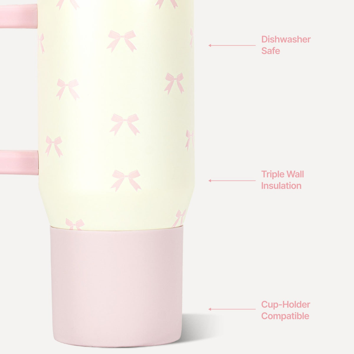 HYDROJUG Discount | HydroJug Traveler 20oz - Leakproof Kids Tumbler with Handle – Bows