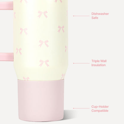 HYDROJUG Discount | HydroJug Traveler 20oz - Leakproof Kids Tumbler with Handle – Bows