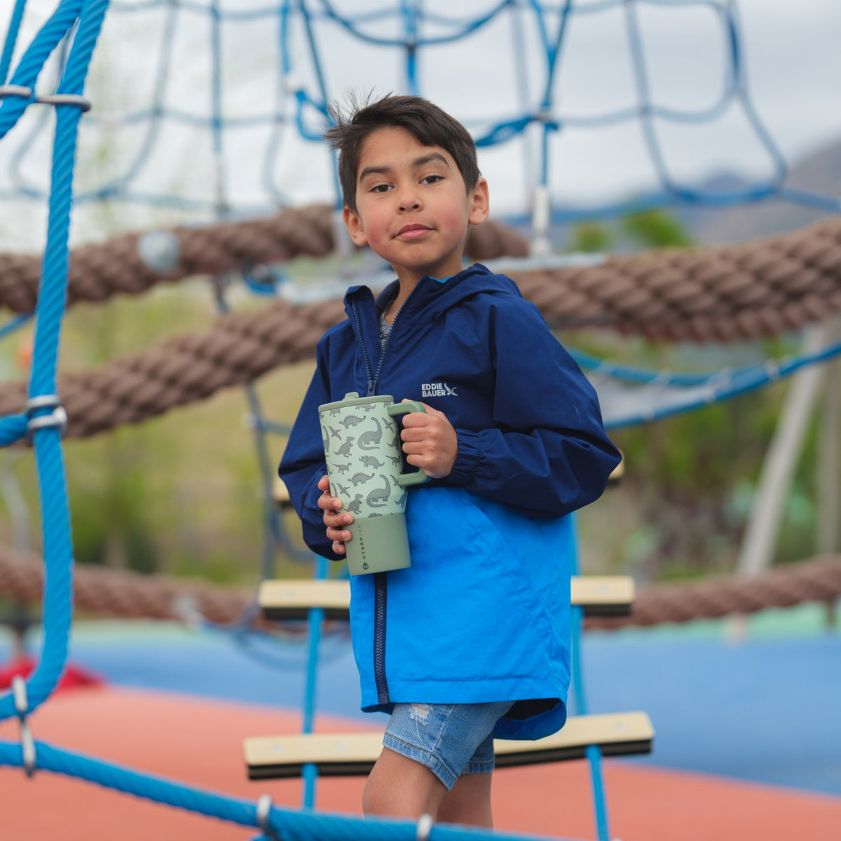 HYDROJUG Discount | HydroJug Traveler 20oz - Leakproof Kids Tumbler with Handle – Dinosaur
