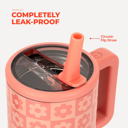 HYDROJUG Top Pick | HydroJug Traveler 20oz - Leakproof Kids Tumbler with Handle – Daisy Checkers