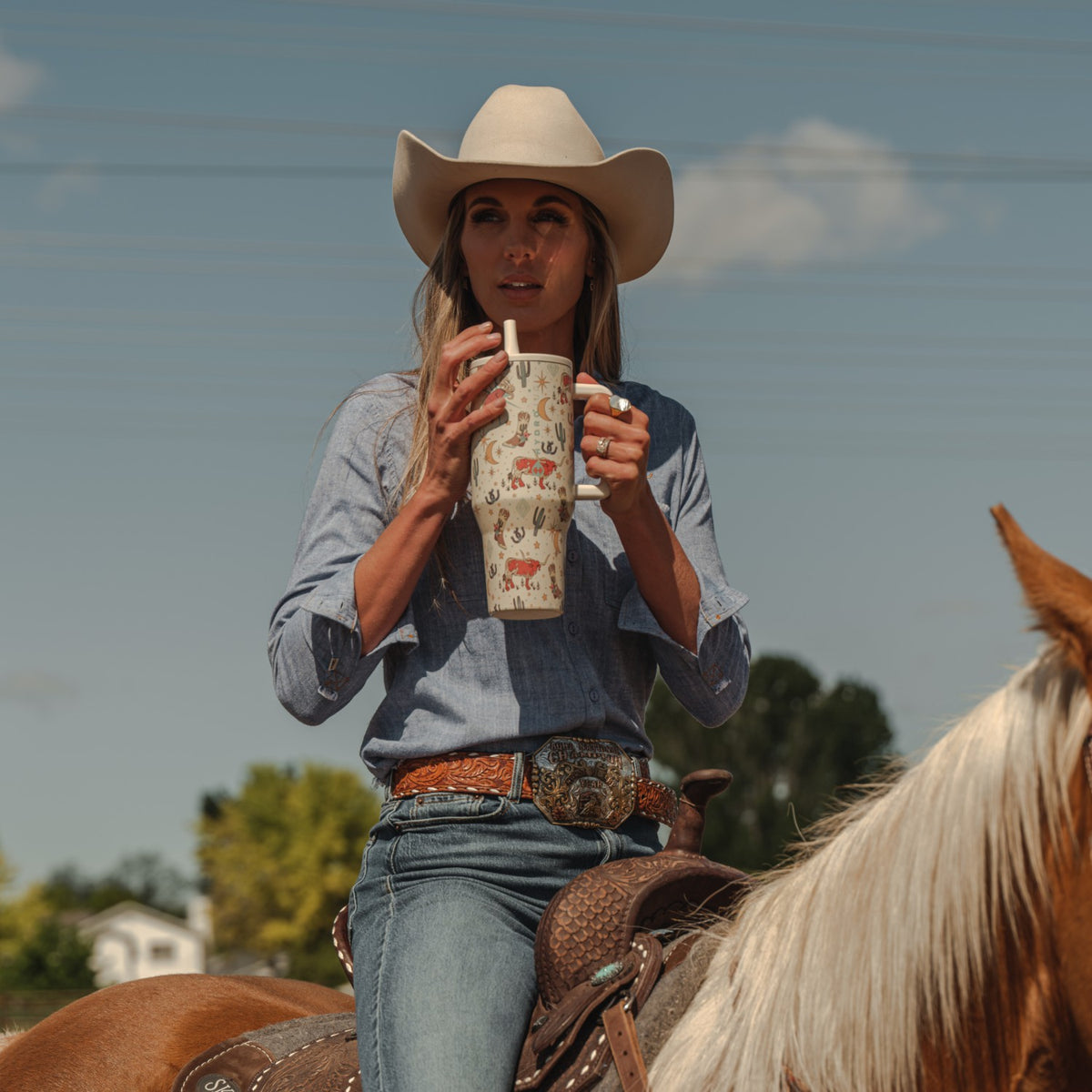 HYDROJUG Exclusive | HydroJug Traveler 40oz - All-Day Insulated Tumbler with Handle – Rodeo