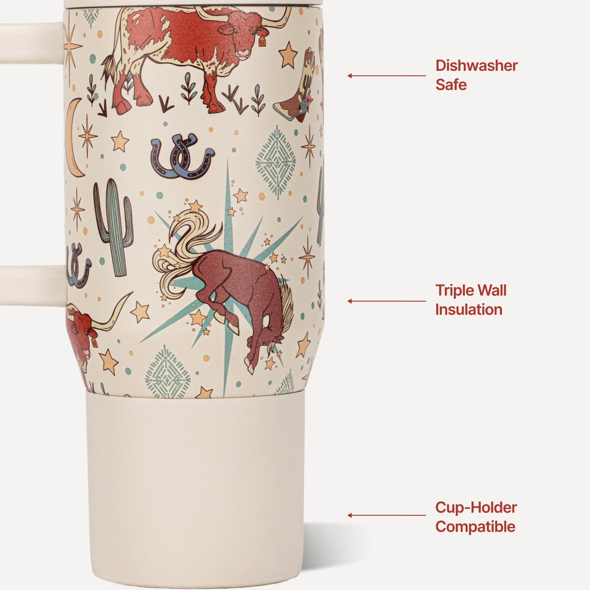 HYDROJUG New | HydroJug Traveler 20oz - Compact Insulated Tumbler with Handle – Rodeo