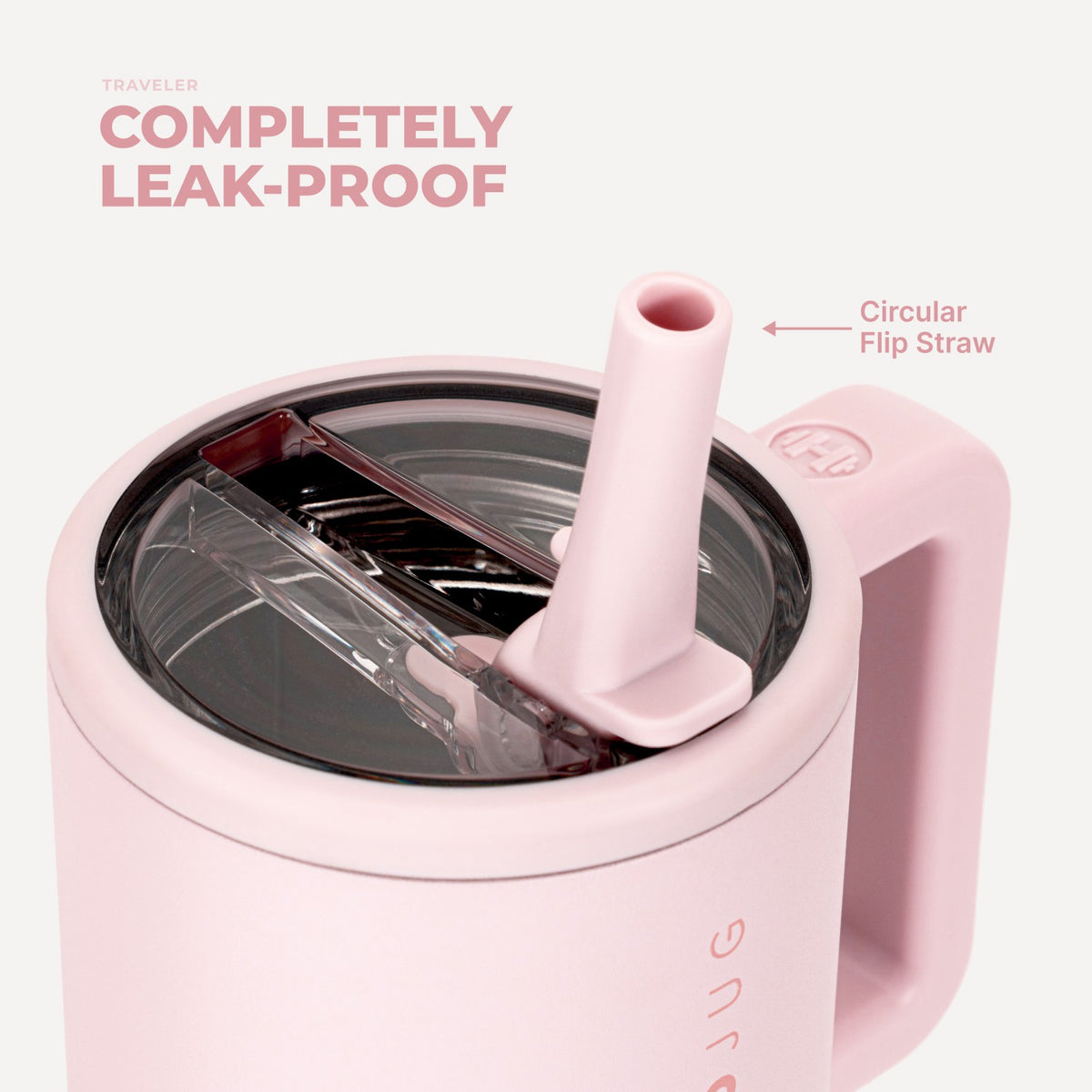 HYDROJUG Special Offer | HydroJug Traveler 20oz - Compact Insulated Tumbler with Handle – Pink Sand
