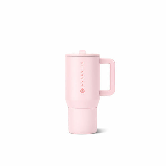 HYDROJUG Special Offer | HydroJug Traveler 20oz - Compact Insulated Tumbler with Handle – Pink Sand