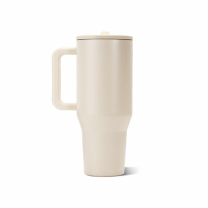 HYDROJUG Value | HydroJug Traveler 40oz - All-Day Insulated Tumbler with Handle – Cream