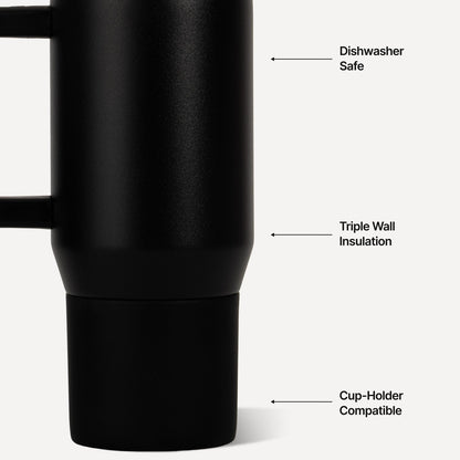 HYDROJUG Hot Sale | HydroJug Traveler 20oz - Compact Insulated Tumbler with Handle – Black