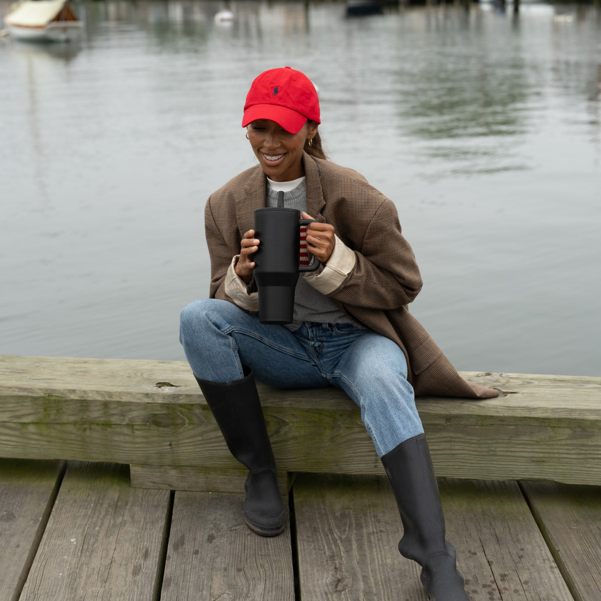 HYDROJUG Deals | HydroJug Traveler 32oz - Leakproof Insulated Tumbler with Handle – Black