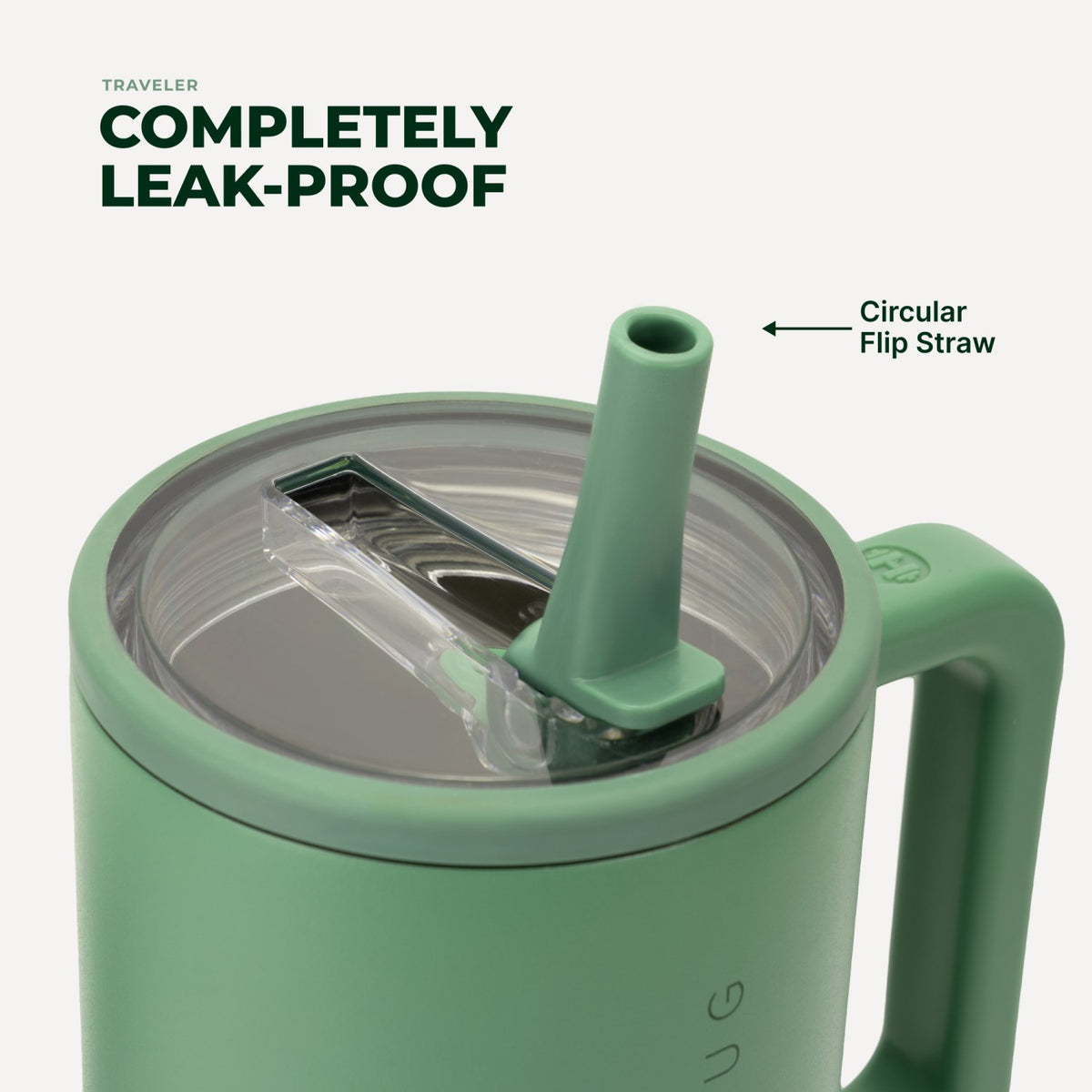 HYDROJUG Deals | HydroJug Traveler 32oz - Leakproof Insulated Tumbler with Handle – Sage