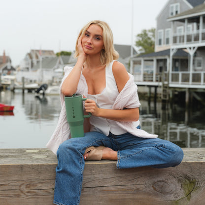 HYDROJUG Sale | HydroJug Traveler 40oz - All-Day Insulated Tumbler with Handle – Sage