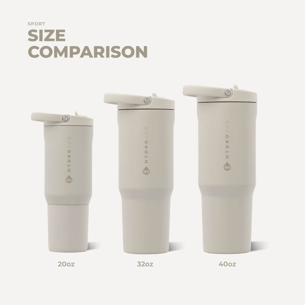 HYDROJUG Recommended | HydroJug Sport 40oz - Linen
