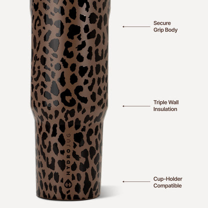 HYDROJUG Top Pick | HydroJug Sport 40oz - Brown Leopard