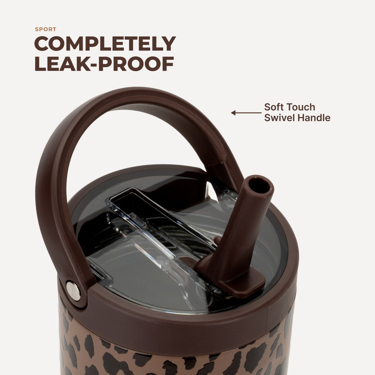 HYDROJUG Trending | HydroJug Sport 32oz - Brown Leopard