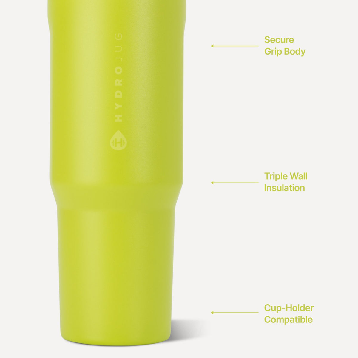 HYDROJUG Latest | HydroJug Sport 40oz - Large Leakproof Insulated Water Bottle – Lemon Lime