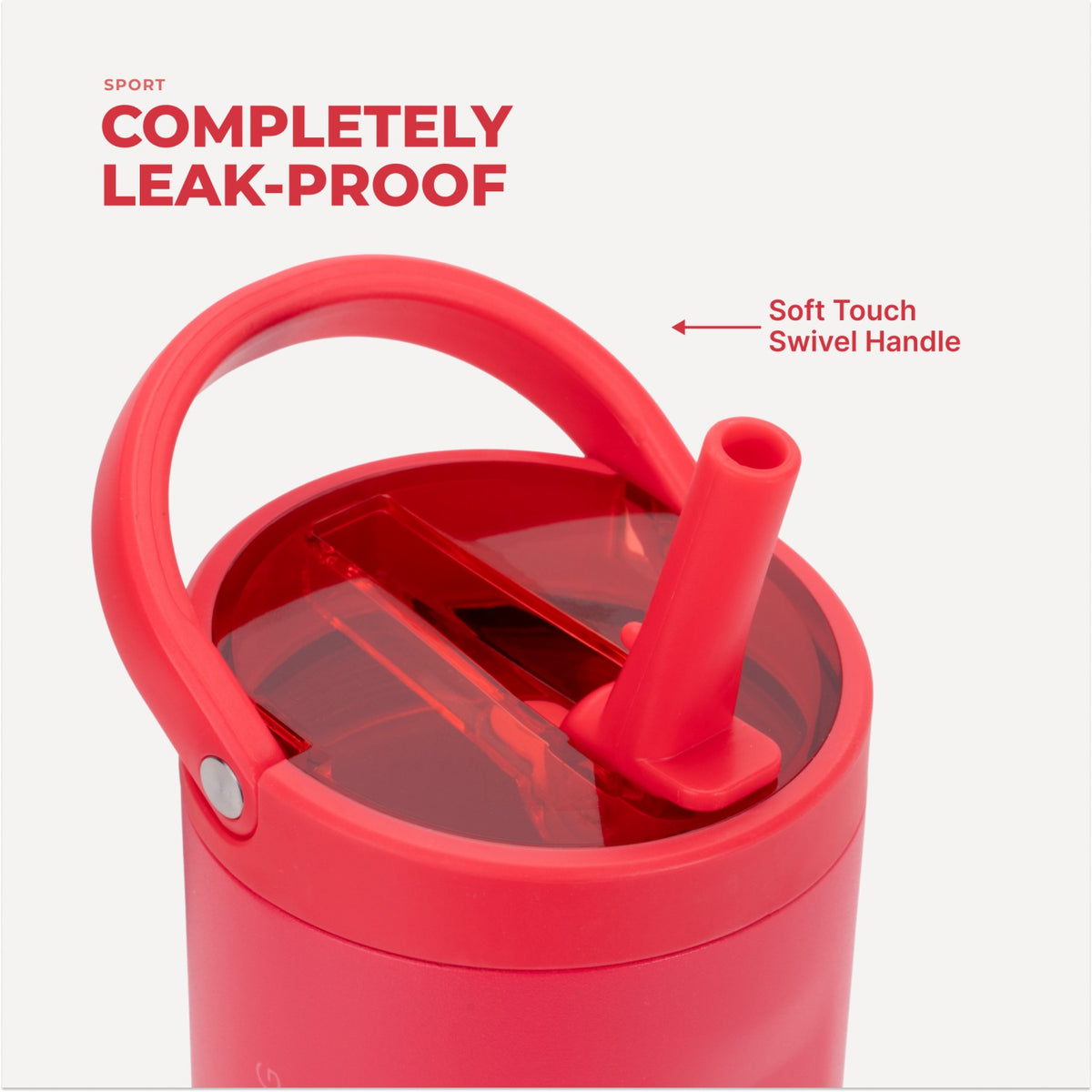 HYDROJUG Recommended | HydroJug Sport 32oz - Leakproof Insulated Water Bottle, Workout & Hike – Fruit Punch