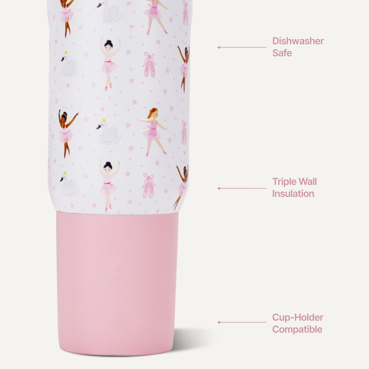 HYDROJUG Essential | HydroJug Sport 20oz - Leakproof Kids Insulated Water Bottle – Ballerina