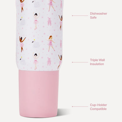 HYDROJUG Essential | HydroJug Sport 20oz - Leakproof Kids Insulated Water Bottle – Ballerina