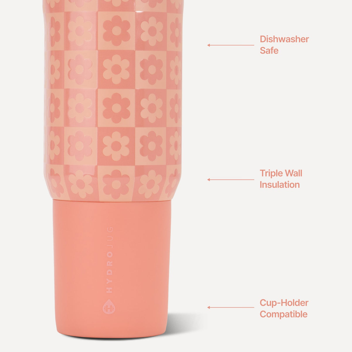 HYDROJUG Exclusive | HydroJug Sport 20oz - Leakproof Kids Insulated Water Bottle – Daisy Checkers