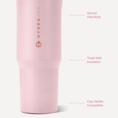 HYDROJUG Popular | HydroJug Sport 32oz - Leakproof Insulated Water Bottle, Workout & Hike – Pink Sand