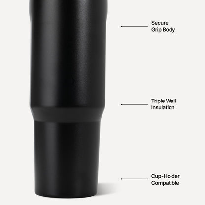 HYDROJUG Latest | HydroJug Sport 32oz - Leakproof Insulated Water Bottle, Workout & Hike – Black