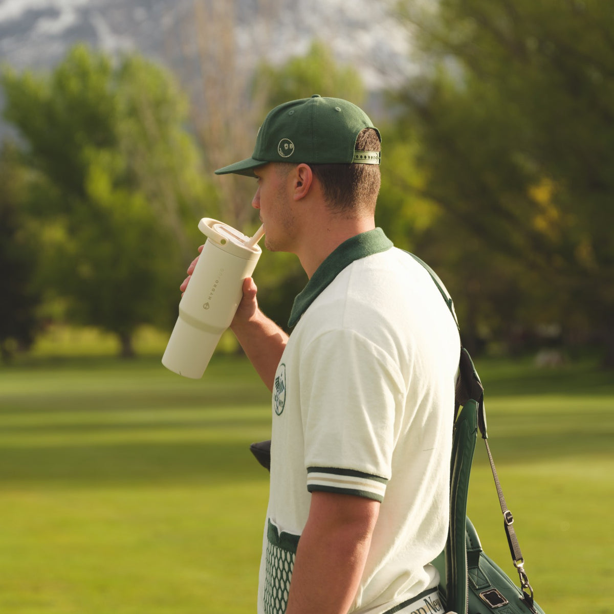 HYDROJUG Top Pick | HydroJug Sport 32oz - Leakproof Insulated Water Bottle, Workout & Hike – Cream