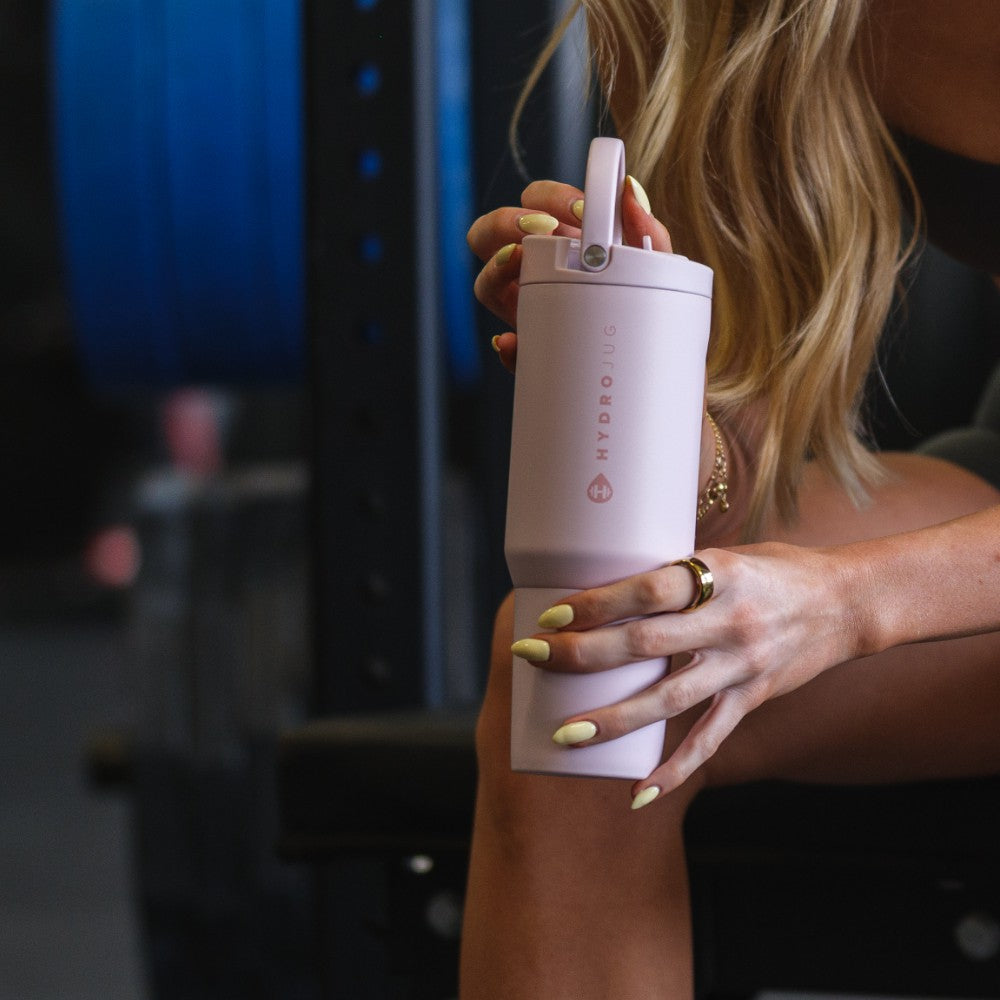 HYDROJUG Popular | HydroJug Sport 20oz - Insulated Water Bottle, Leakproof Flip Straw – Pink Sand