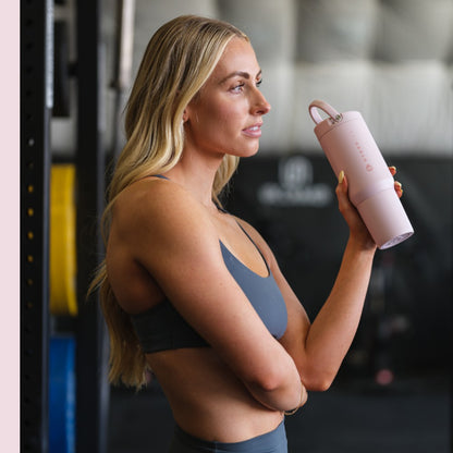 HYDROJUG Popular | HydroJug Sport 20oz - Insulated Water Bottle, Leakproof Flip Straw – Pink Sand