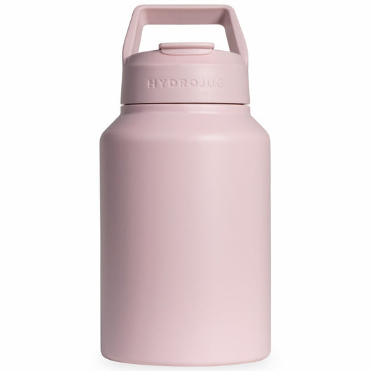 HYDROJUG Everyday | HydroJug Sport Jug 64oz - Half-Gallon Insulated Water Bottle, 24Hr Cold – Pink Sand