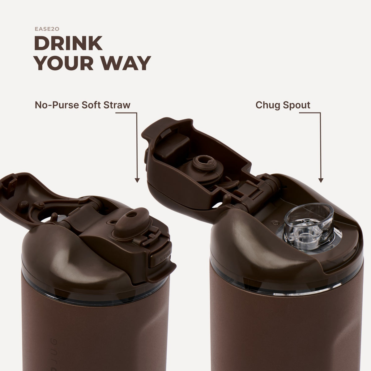 HYDROJUG Featured | HydroJug Ease2o 24oz - Chestnut