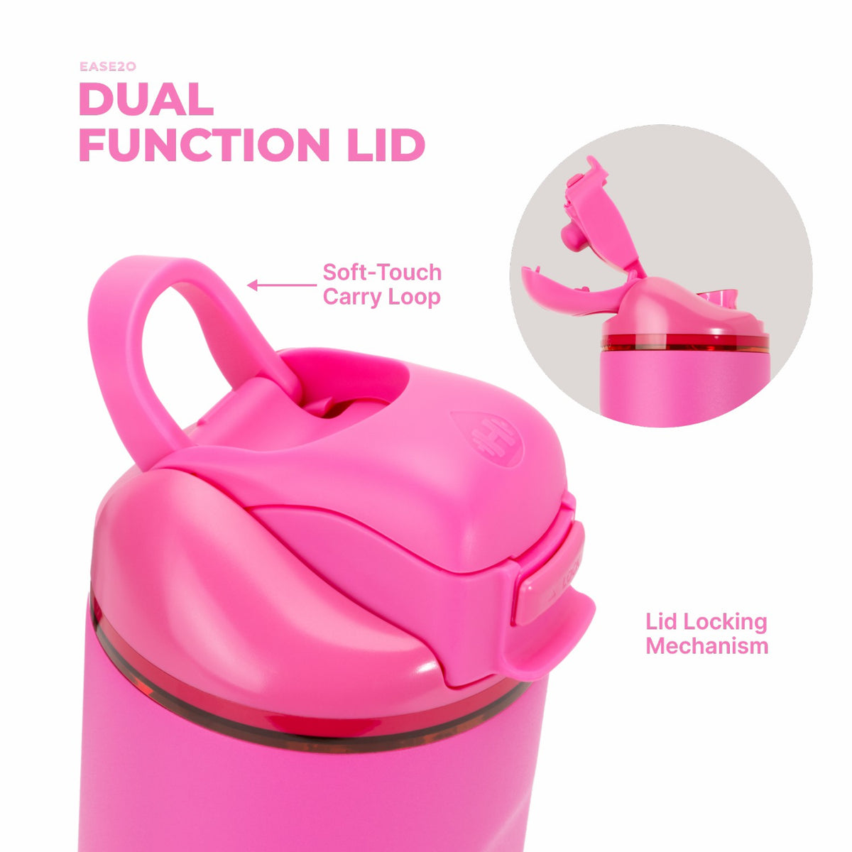 HYDROJUG Trending | HydroJug Ease2o 32oz - Compact Water Bottle with Straw & Chug Spout – Razzle