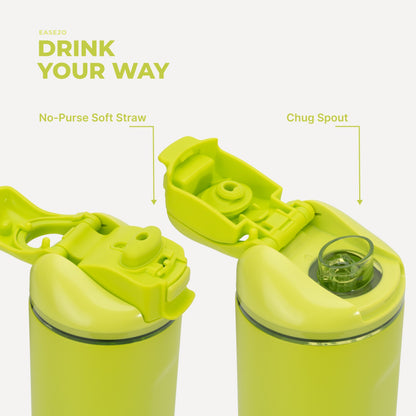 HYDROJUG Exclusive | HydroJug Ease2o 32oz - Compact Water Bottle with Straw & Chug Spout – Lemon Lime