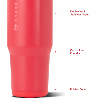HYDROJUG Top Pick | HydroJug Ease2o 32oz - Compact Water Bottle with Straw & Chug Spout – Fruit Punch