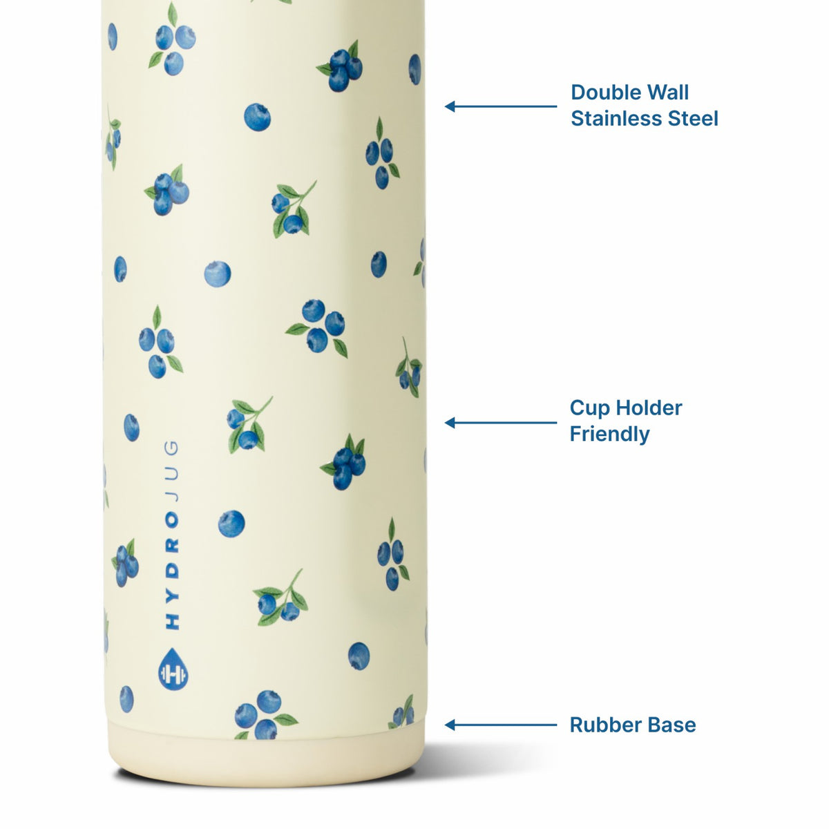 HYDROJUG Signature | HydroJug Ease2o 24oz - 2-in-1 Water Bottle with Soft Straw & Chug Spout – Freshly Pick'd