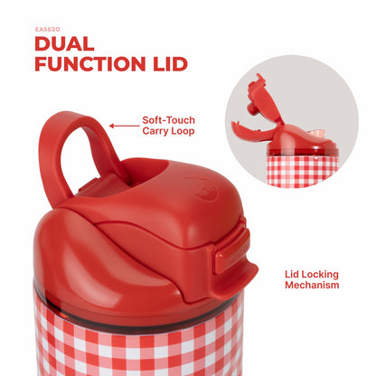 HYDROJUG Great Value | HydroJug Ease2o 14oz - Leakproof 2-in-1 Kids Water Bottle with Straw & Chug Spout – Summer Picnic