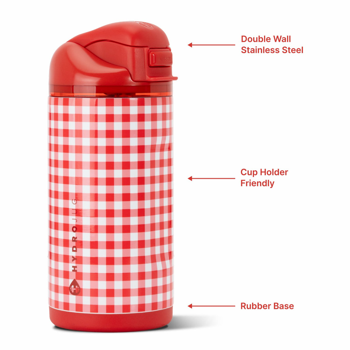 HYDROJUG Great Value | HydroJug Ease2o 14oz - Leakproof 2-in-1 Kids Water Bottle with Straw & Chug Spout – Summer Picnic