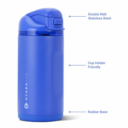 HYDROJUG Discount | HydroJug Ease2o 14oz - Leakproof 2-in-1 Kids Water Bottle with Straw & Chug Spout – Berry Pop