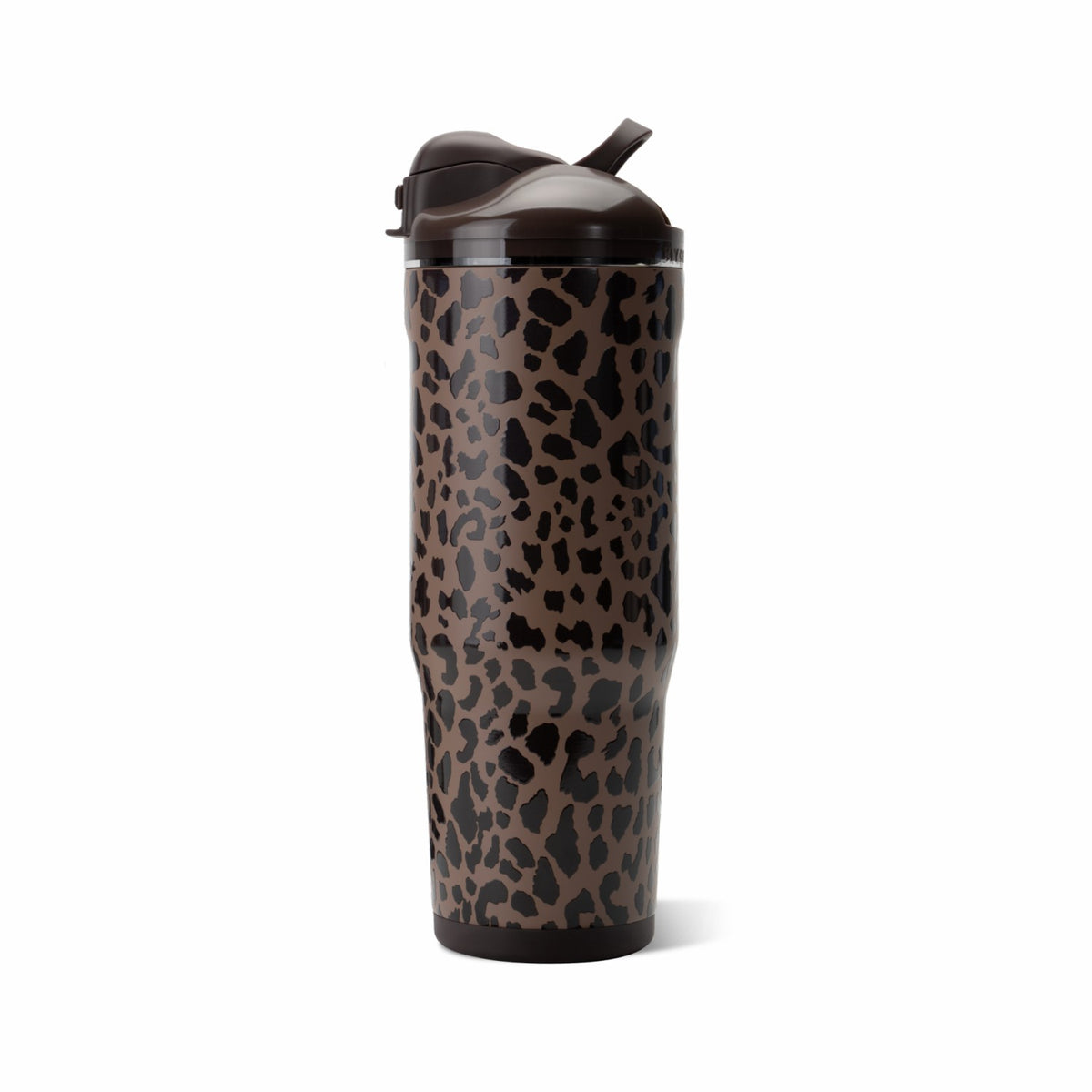 HYDROJUG Premium | HydroJug Ease2o 40oz - Dual-Function Water Bottle with Straw & Chug Spout – Brown Leopard