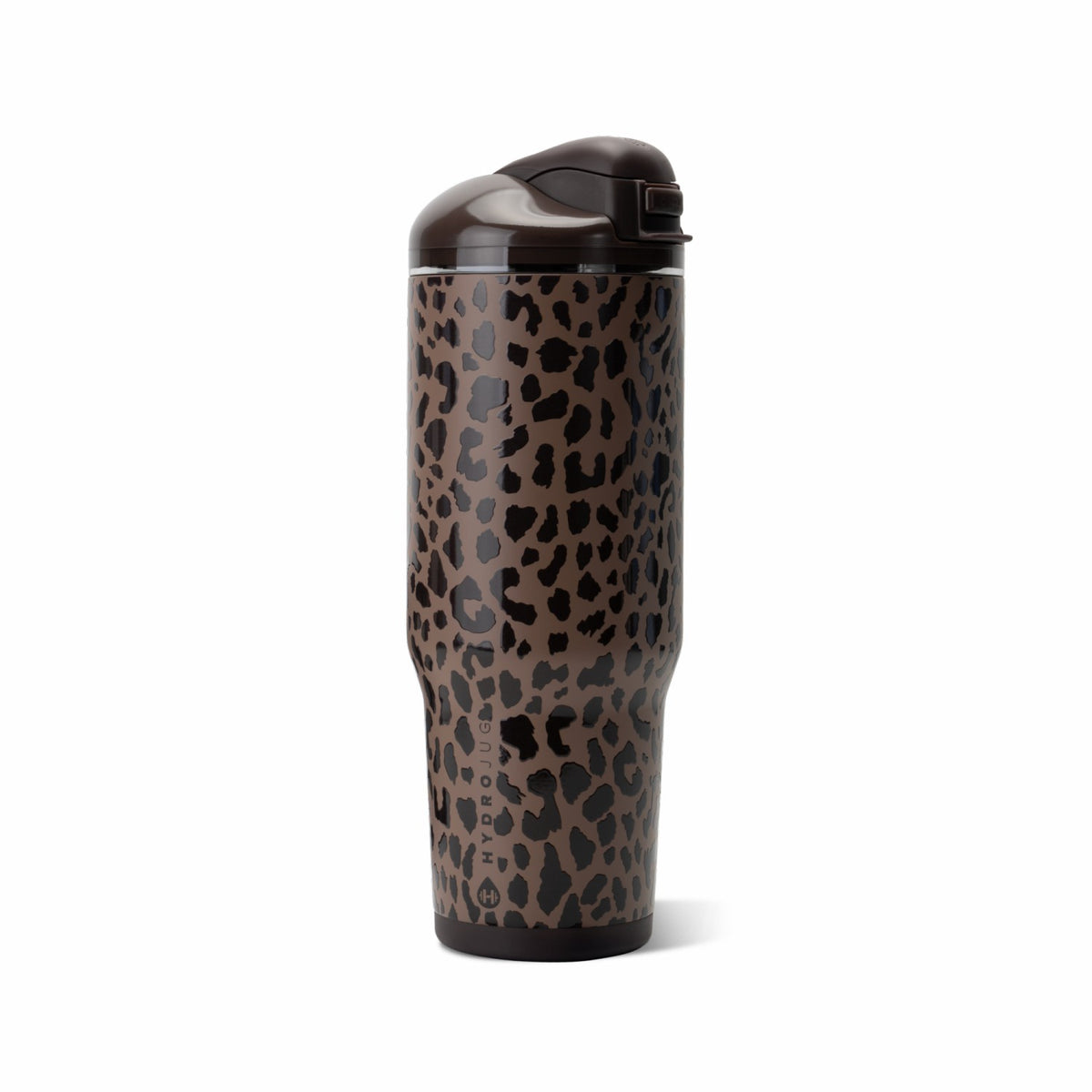 HYDROJUG Premium | HydroJug Ease2o 40oz - Dual-Function Water Bottle with Straw & Chug Spout – Brown Leopard