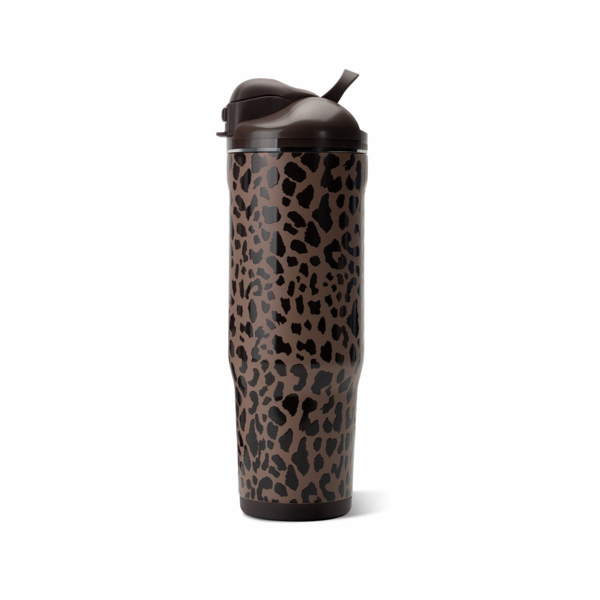 HYDROJUG Featured | HydroJug Ease2o 32oz - Compact Water Bottle with Straw & Chug Spout – Brown Leopard