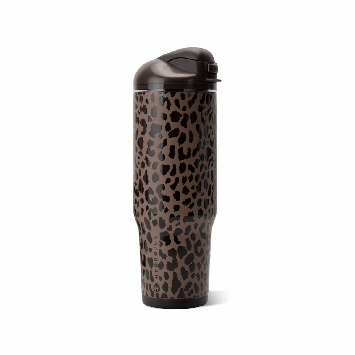 HYDROJUG Featured | HydroJug Ease2o 32oz - Compact Water Bottle with Straw & Chug Spout – Brown Leopard