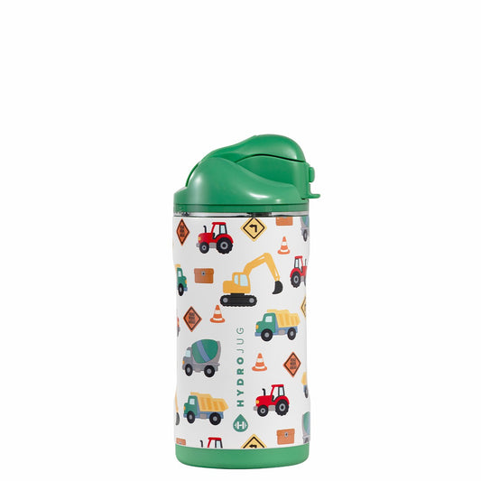 HYDROJUG Value | HydroJug Ease2o 14oz - Leakproof 2-in-1 Kids Water Bottle, Straw & Chug Spout – Under Construction
