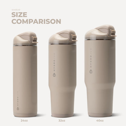 HYDROJUG Hot Sale | HydroJug Ease2o 40oz - Dual-Function Water Bottle with Straw & Chug Spout – Dune